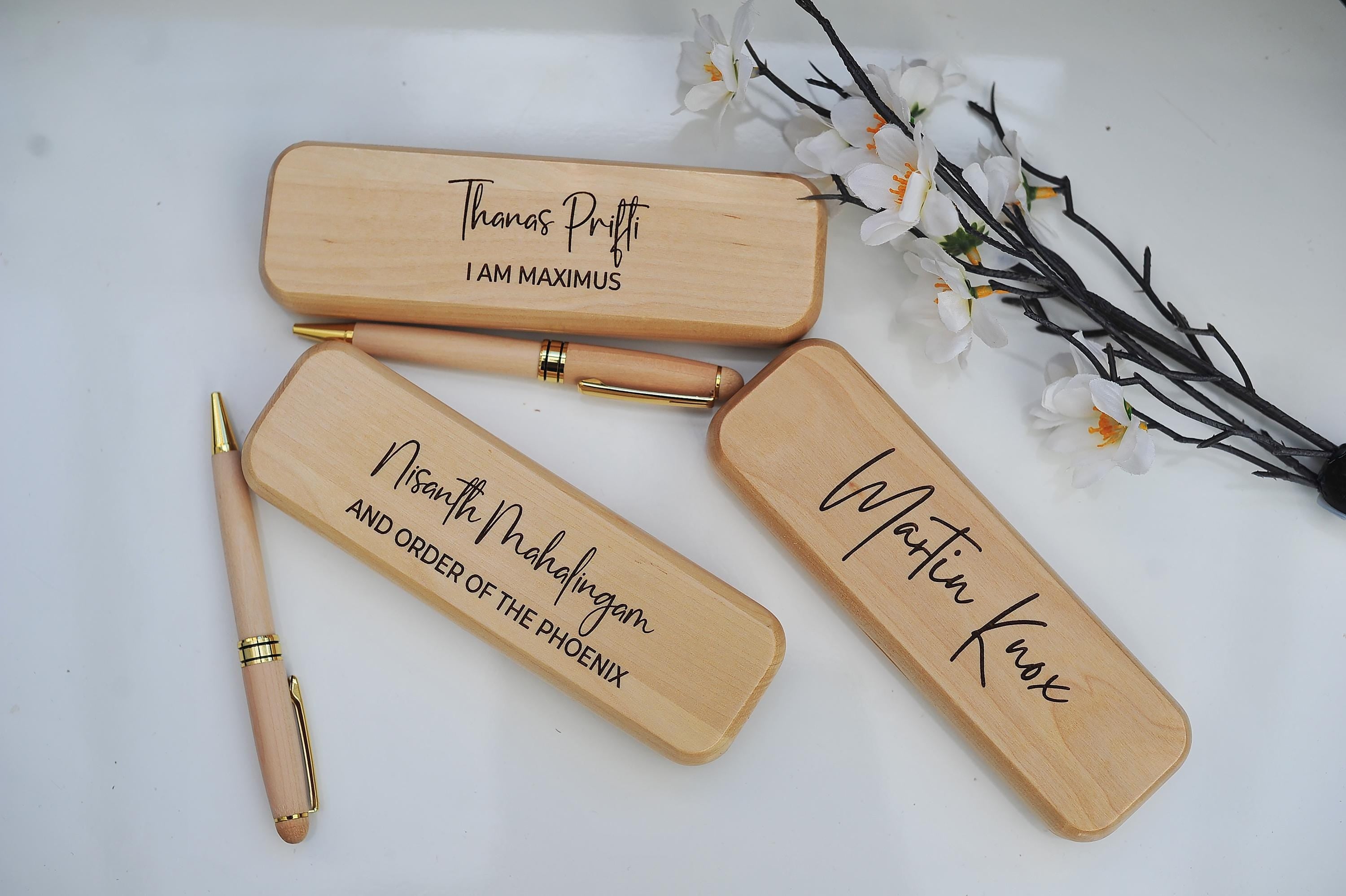 Engraved Pen and Case Set - Engraved Pen Set