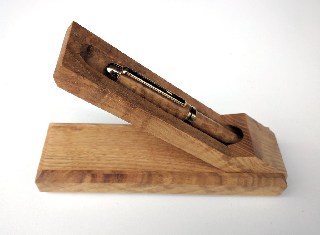 Highly Figured Oak Pen Set - Wooden Pen Set
