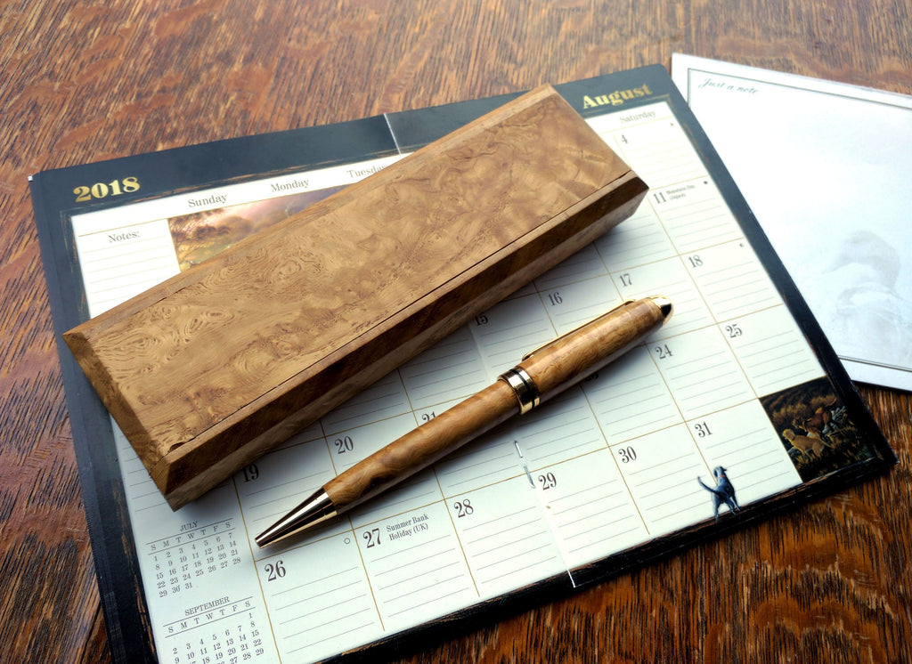 Highly Figured Oak Pen Set - Wooden Pen Set