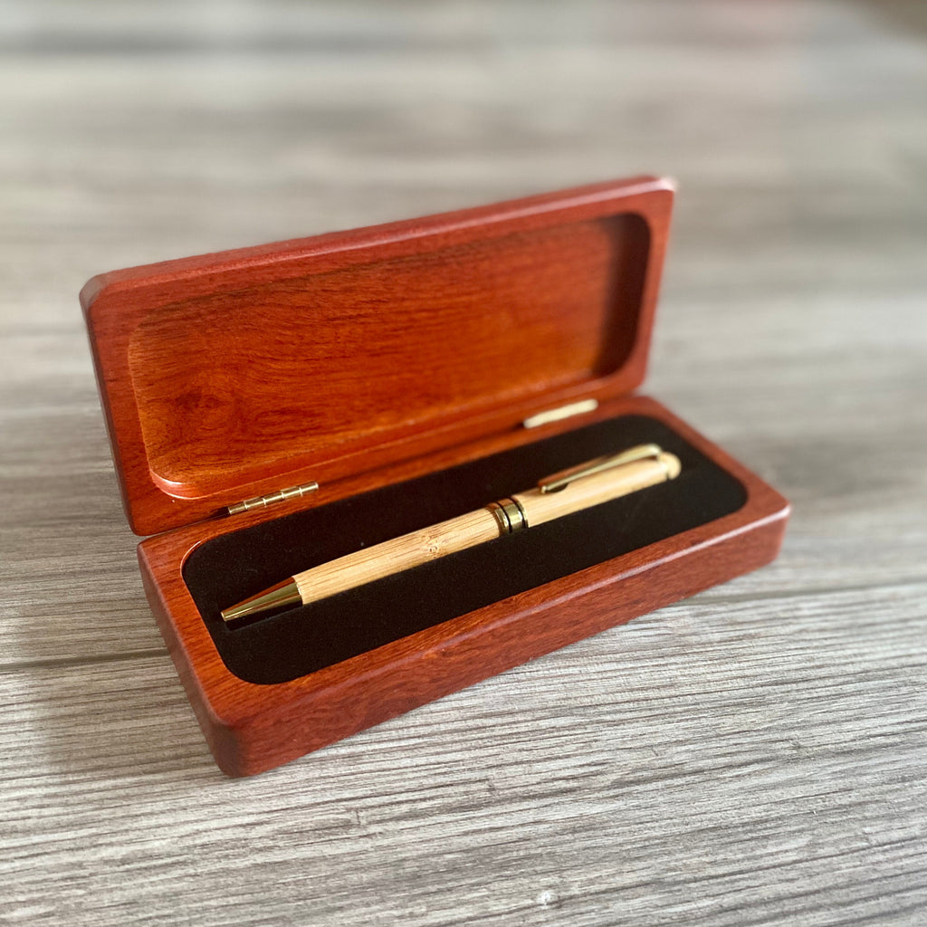 Personalized Pen Case Rosewood Pen Box