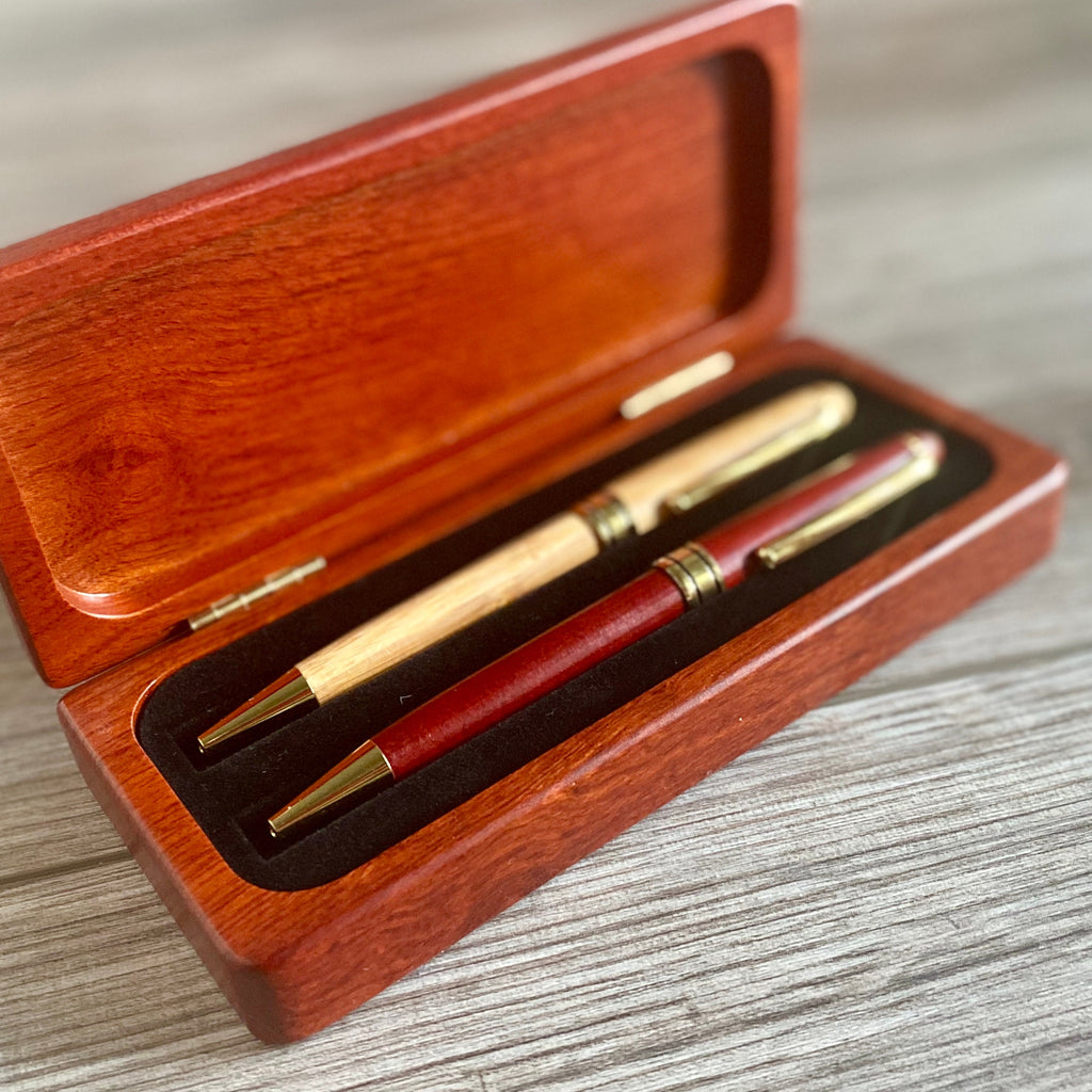 Personalized Pen Case Rosewood Pen Box