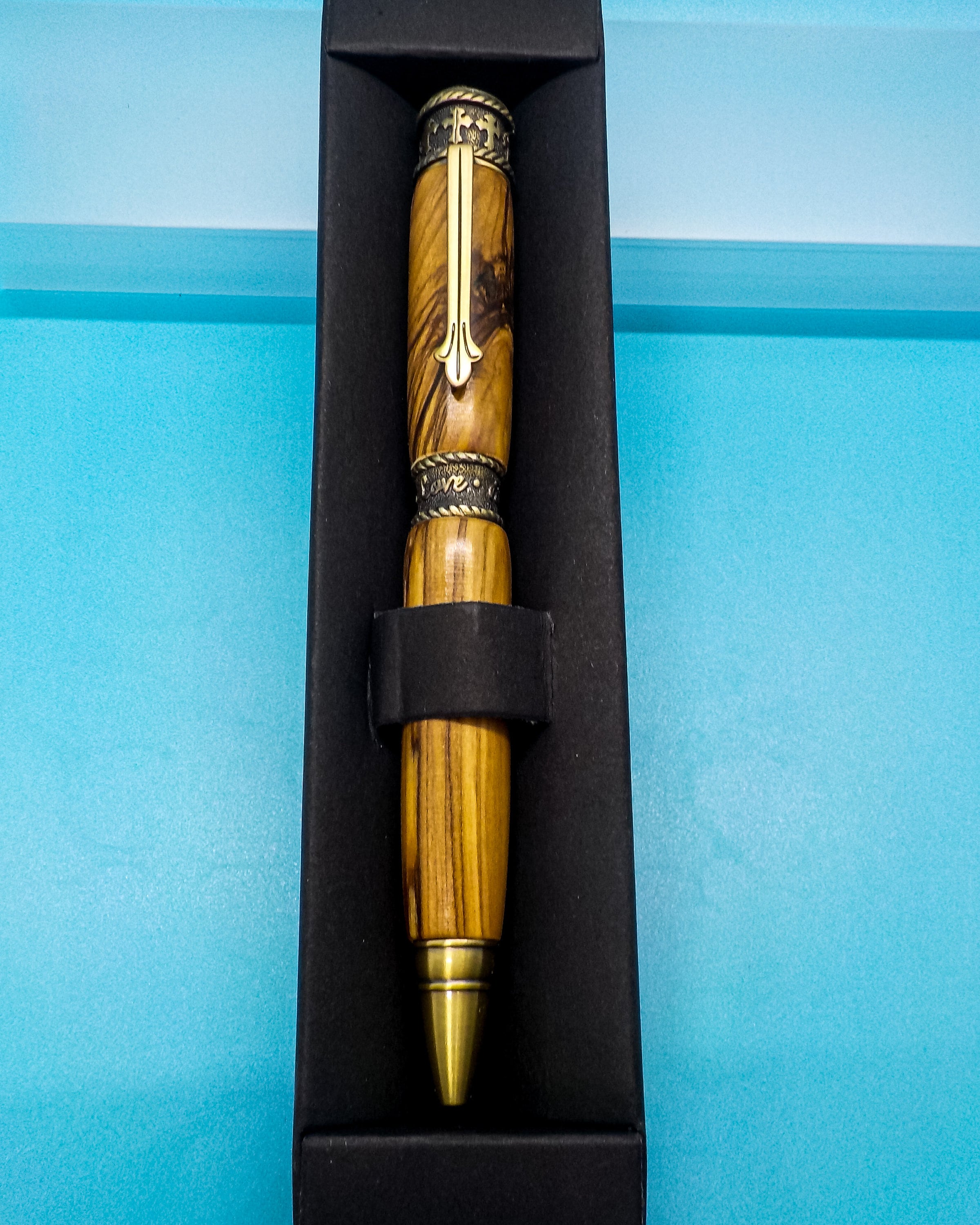 Bethlehem Olivewood Pen Christian Faith Hope Love Gift
