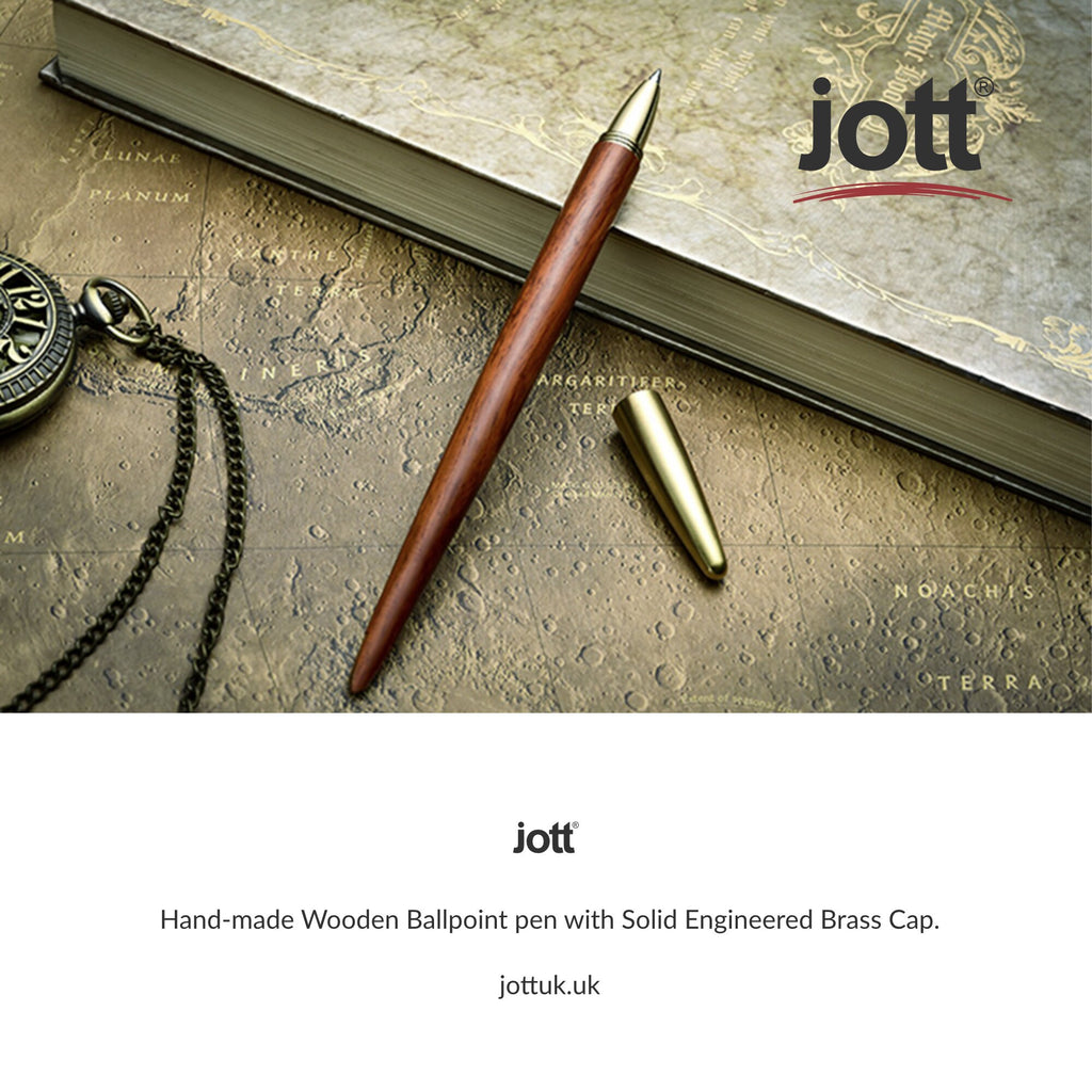 Exquisite Wood and Brass Pens