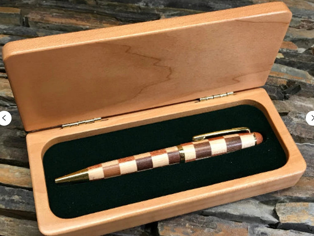 Personalized Rosewood Pen Case