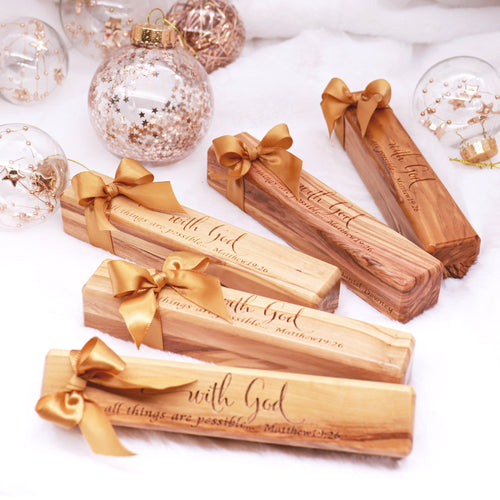 Christmas Wooden Pen Box and Pen gifts