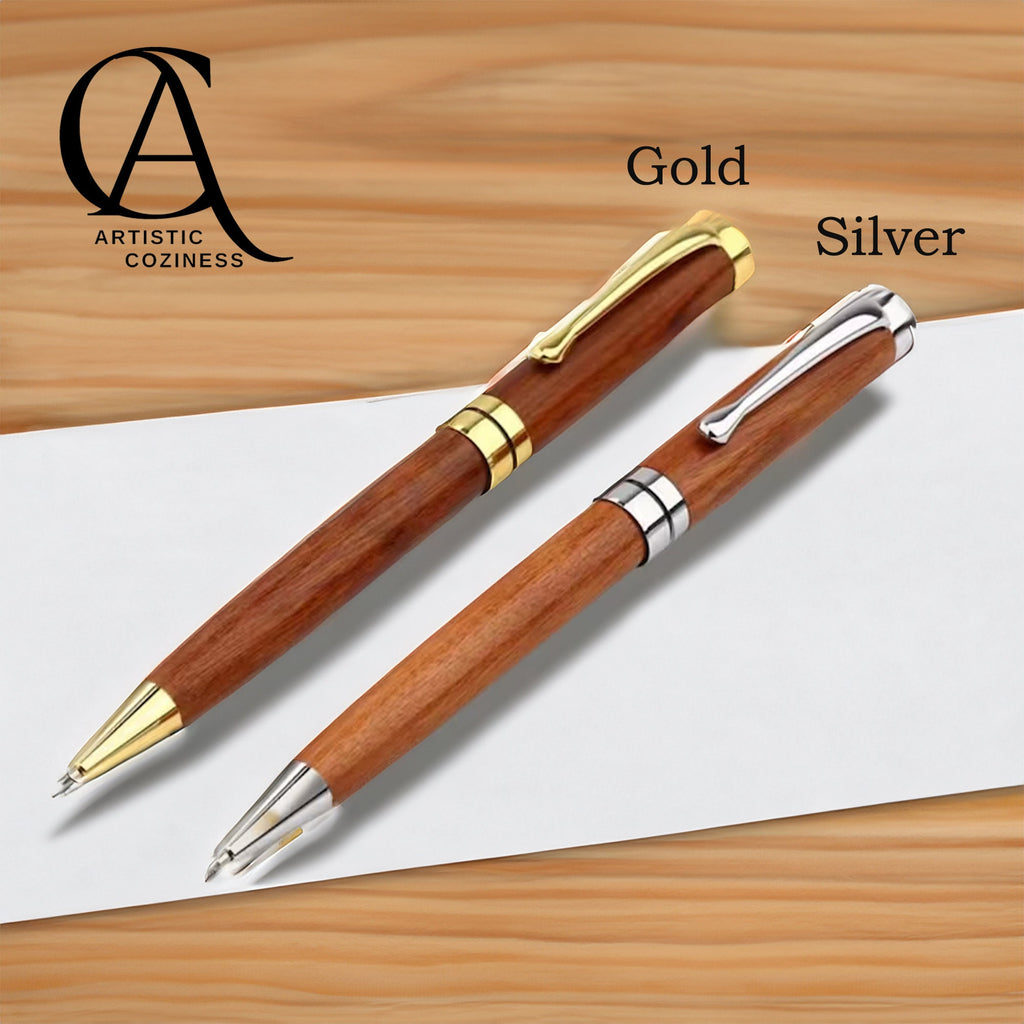 Personalized Wooden Pen Box - Custom Pen Holder Box