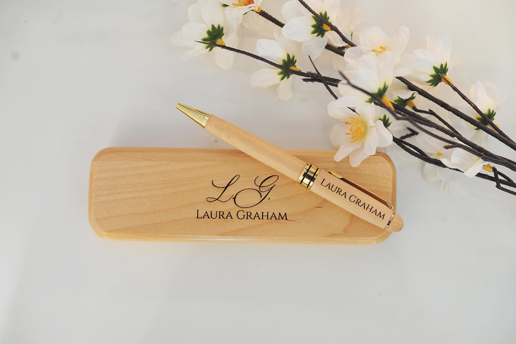 Engraved Pen and Case Set - Engraved Pen Set