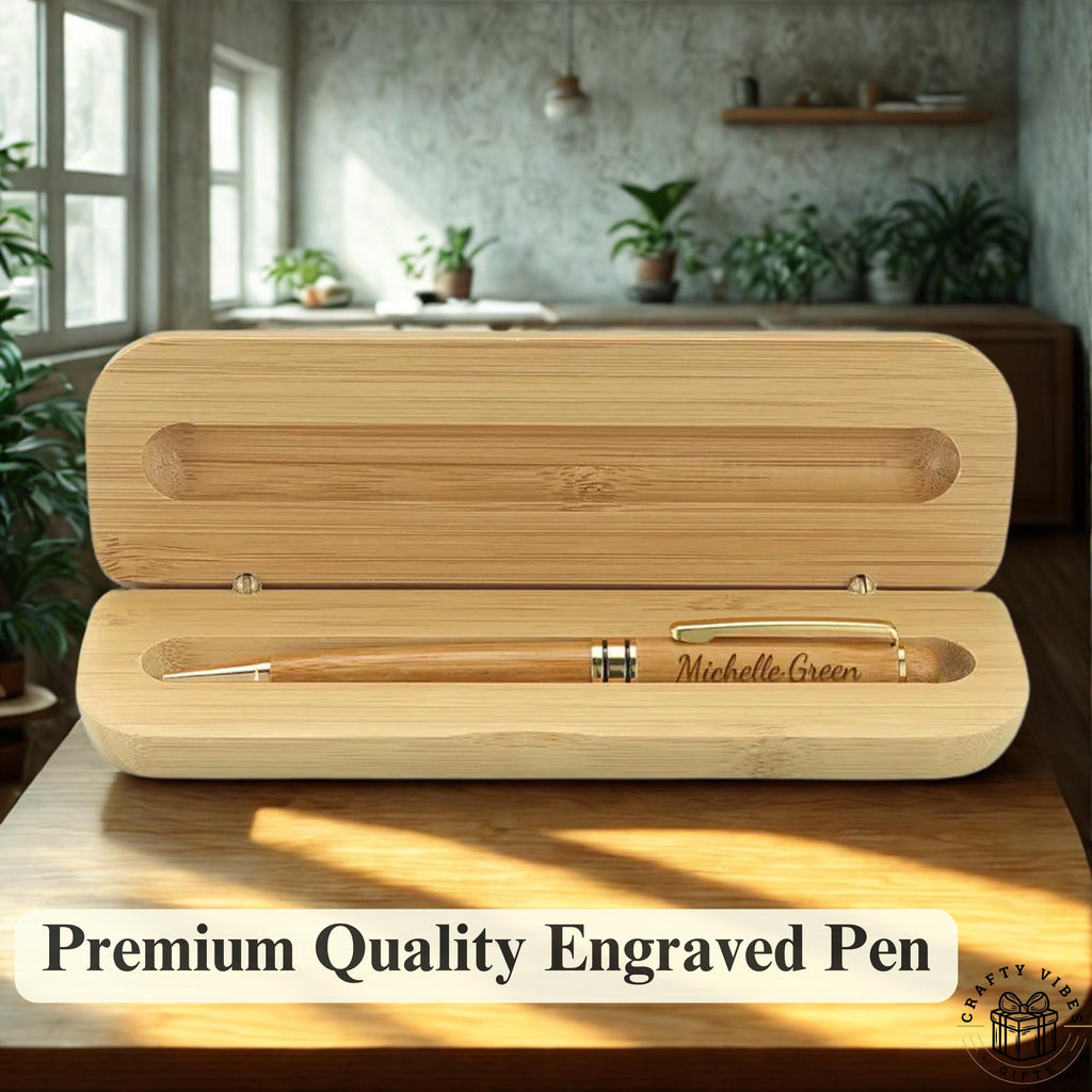 Personalized Wood Pen Engraved Pen Set Graduation Gifts