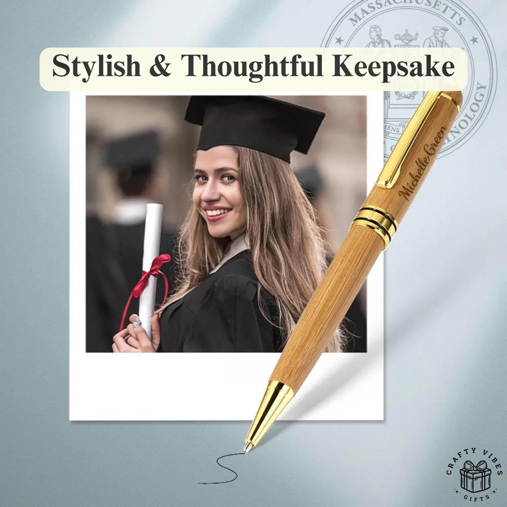 Personalized Wood Pen Engraved Pen Set Graduation Gifts