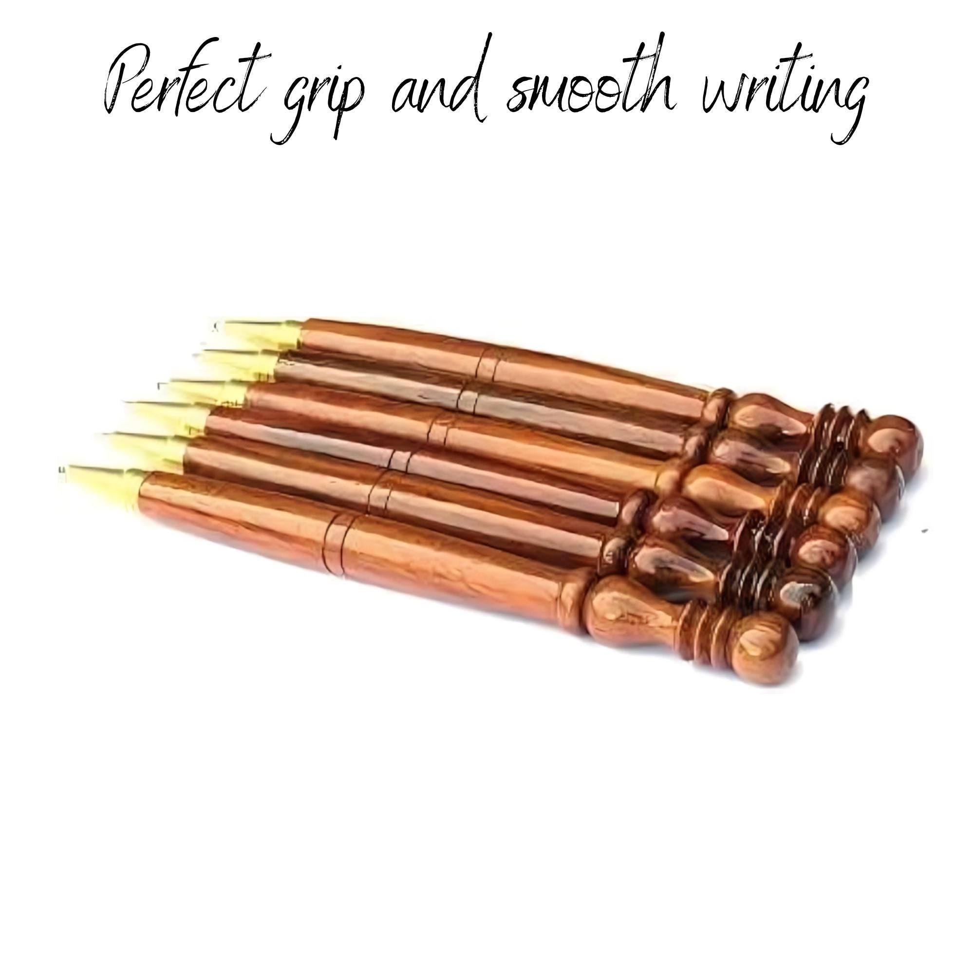 Wooden Pen for Gifts Set of 6 Pieces Ball Pen