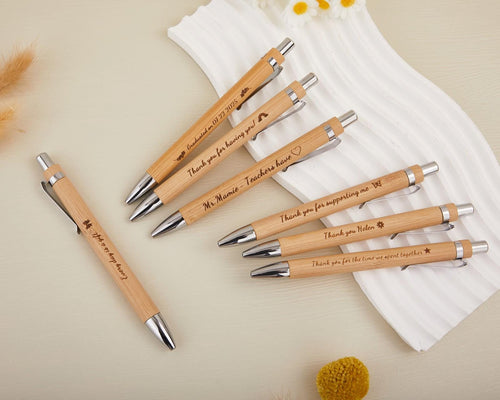 Bamboo Wooden Pen with Custom Engraving